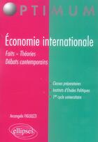 Couverture du livre « Economie internationale » de Arcangelo Figliuzzi aux éditions Ellipses