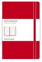 Couverture du livre « Address book » de Moleskine aux éditions Moleskine Papet