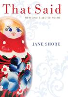 Couverture du livre « That Said » de Shore Jane aux éditions Houghton Mifflin Harcourt