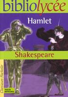 Couverture du livre « Hamlet » de William Shakespeare et Dujour aux éditions Hachette Education