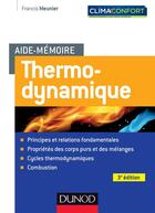 Couverture du livre « Aide-mémoire : thermo-dynamique (3e édition) » de Francis Meunier aux éditions Dunod