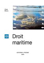 Couverture du livre « Droit maritime » de Gael Piette aux éditions Pedone