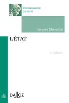 Couverture du livre « L'Etat (2e édition) » de Jean-Jacques Chevallier aux éditions Dalloz