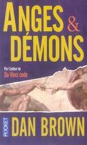 Couverture du livre « Anges et démons » de Dan Brown aux éditions Pocket