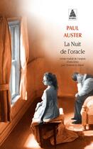 Couverture du livre « La nuit de l'oracle » de Paul Auster aux éditions Actes Sud