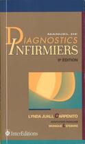 Couverture du livre « Manuel de diagnostics infirmiers » de Lynda Juall Carpenito aux éditions Intereditions