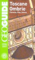 Couverture du livre « GEOguide ; toscane ombrie (édition 2006-2007) » de Le Bris/Breuiller aux éditions Gallimard-loisirs