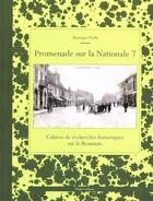 Couverture du livre « Promenade sur la Nationale 7 » de Monique Vialla aux éditions Thoba's