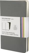 Couverture du livre « Carnet volant blanc ; poche ; set 2 ; couverture souple gris » de Moleskine aux éditions Moleskine Papet