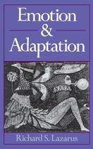 Couverture du livre « Emotion and Adaptation » de Lazarus Richard S aux éditions Oxford University Press Usa