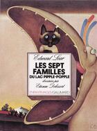 Couverture du livre « Les sept familles du lac pipple-popple » de Edward Lear aux éditions Gallimard-jeunesse