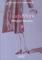Couverture du livre « Bonjour minuit » de Jean Rhys aux éditions Denoel