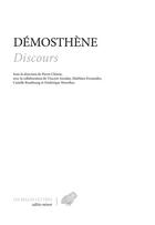 Couverture du livre « Discours » de Demosthene aux éditions Belles Lettres
