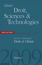 Couverture du livre « Droit et climat » de  aux éditions Cnrs