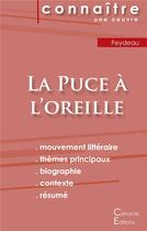 Couverture du livre « La puce à l'oreille, de Georges Feydeau » de  aux éditions Editions Du Cenacle