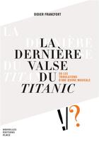 Couverture du livre « À la recherche de la valse perdue » de Didier Francfort aux éditions Nouvelles Editions Place