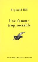 Couverture du livre « Une femme trop sociable » de Hill-R aux éditions Editions Du Masque