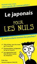 Couverture du livre « Le japonais pour les nuls » de Eriko Sato aux éditions First