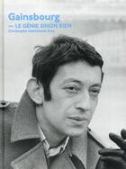 Couverture du livre « Gainsbourg, le génie sinon rien » de Christophe Marchand-Kiss aux éditions Textuel