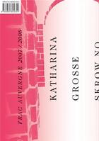 Couverture du livre « Katharina grosse flowershow, skrow no repap /francais/anglais » de Katharina Grosse aux éditions Walther Konig