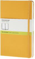 Couverture du livre « Carnet blanc - format de poche - couverture rigide jaune orange » de Moleskine aux éditions Moleskine Papet