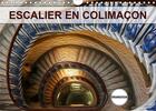 Couverture du livre « Escalier en colimacon calendrier mural 2020 din a4 horizontal - creation graphique de tableaux » de Nadia Le Lay aux éditions Calvendo