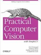 Couverture du livre « Practical Computer Vision with SimpleCV » de Kurt Demaagd aux éditions O'reilly Media