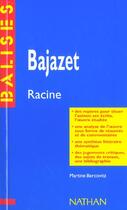 Couverture du livre « Bajazet » de Racine Jean aux éditions Nathan