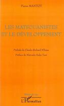 Couverture du livre « Les matsouanistes et le développement » de Pierre Mantot aux éditions Editions L'harmattan