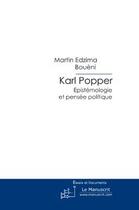 Couverture du livre « Karl Popper » de Edzima Boueni aux éditions Editions Le Manuscrit