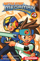 Couverture du livre « Megaman nt warrior Tome 4 » de Miho Asada et Jun Keijima aux éditions Kurokawa