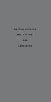 Couverture du livre « Lettre ouverte (et féline) aux libraires » de Frederique Germanaud aux éditions Le Realgar