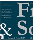 Couverture du livre « Apprentissage du francais et intégration ; des évidences à interroger » de  aux éditions Eme Editions