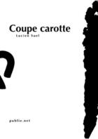 Couverture du livre « Coupe carotte » de Lucien Suel aux éditions Publie.net