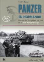 Couverture du livre « Les Panzer en Normandie » de Deprun Frederic aux éditions Ysec