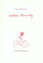 Couverture du livre « Madame Rumilly » de Jean Cocteau aux éditions Fata Morgana