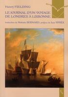 Couverture du livre « Journal d'un voyage de Londres à Lisbonne 1755 » de Henry Fielding aux éditions Pu De Provence