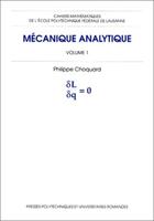 Couverture du livre « Mecanique analytique v.1 » de Choquard aux éditions Ppur