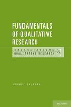 Couverture du livre « Fundamentals of Qualitative Research » de Saldana Johnny aux éditions Oxford University Press Usa