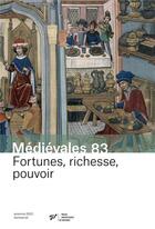 Couverture du livre « Fortunes, richesse, pouvoir » de Didier Boisseuil aux éditions Pu De Vincennes