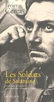 Couverture du livre « Les soldats de salamine » de Javier Cercas aux éditions Actes Sud