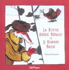 Couverture du livre « La petite poule rousse & le renard russe » de Maud Riemann aux éditions Bilboquet