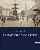 Couverture du livre « LA BADESSA DI CASTRO » de Stendhal aux éditions Culturea