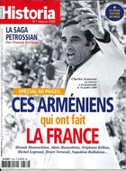 Couverture du livre « Historia mensuel n 876 ces armeniens qui ont fait la france - decembre 2019 » de  aux éditions L'histoire