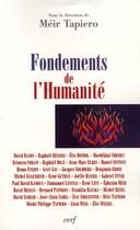 Couverture du livre « Fondements de l'humanité » de Meir Tapiero aux éditions Cerf