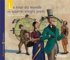 Couverture du livre « Le tour du monde en 80 jours » de Jules Verne et Cyril Farudja aux éditions Magnard