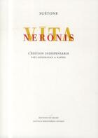 Couverture du livre « Vita Neronis de Suétone » de Nicolas Lakshmanan et Christophe Raphel aux éditions Editions Du Relief