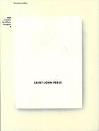 Couverture du livre « Saint-John Perse » de Henriette Levillain aux éditions Culturesfrance