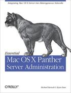 Couverture du livre « Essential Mac os X Panther server administration » de Michael Bartosh aux éditions O Reilly & Ass