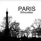 Couverture du livre « PARIS Silhouettes (Calendrier mural 2020 300 × 300 mm Square) ; Paris à contre-jour (Calendrier mensuel, 14 Pages ) » de Jean-Luc Rollier aux éditions Calvendo